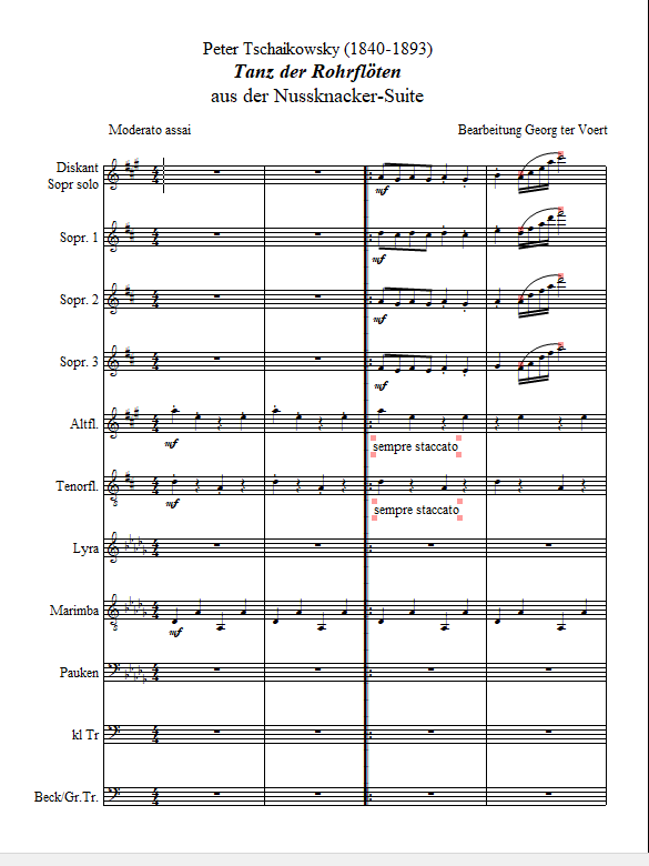 Tanz der Rohrflöten aus der Nussknacker-Suite