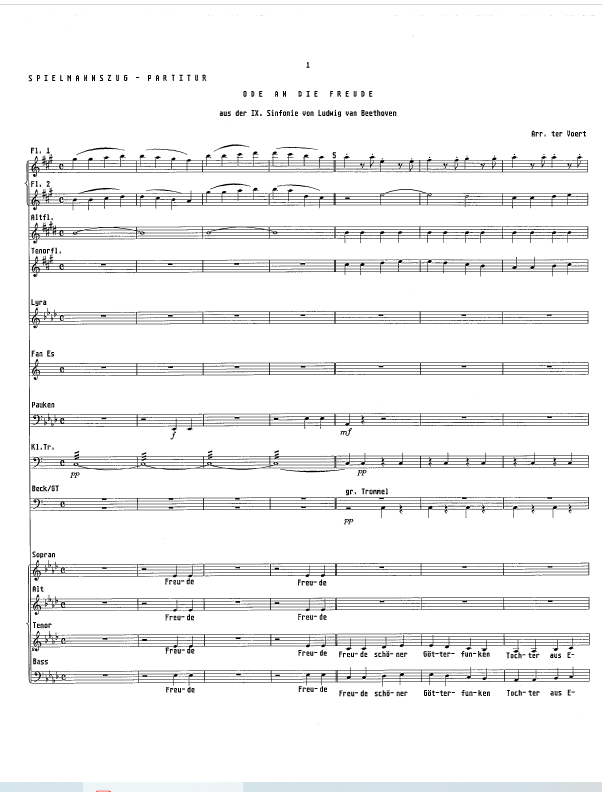 Ode an die Freude