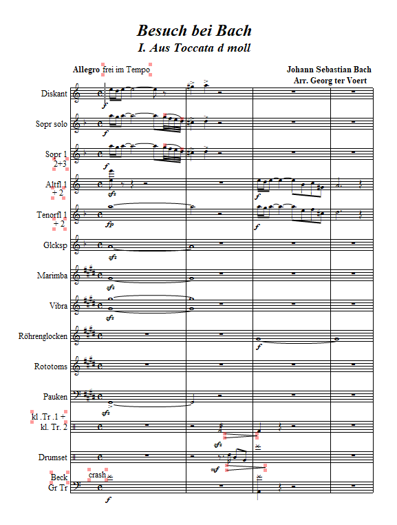 Besuch bei Bach Konzert in drei Sätzen