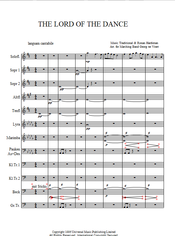 The Lord of the Dance (Traditional)