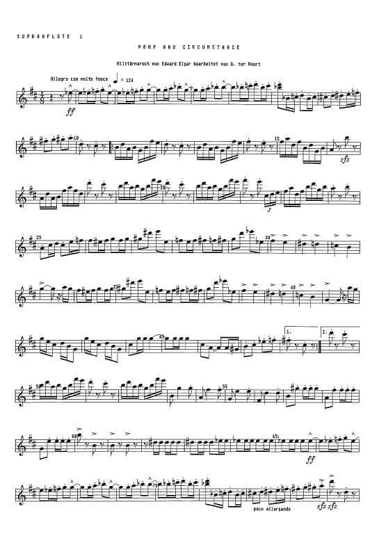 Pomp and Circumstance Konzertmarsch