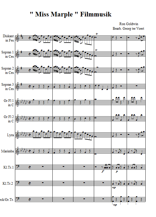 Miss Marple Filmmusik