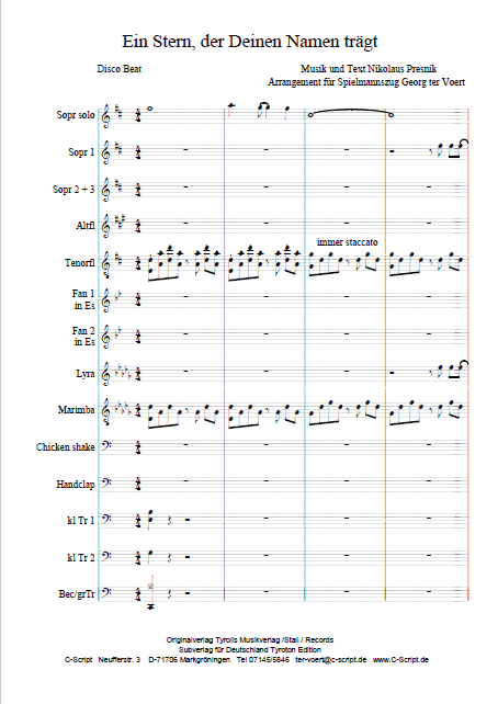 Ein Stern, der Deinen Namen trägt