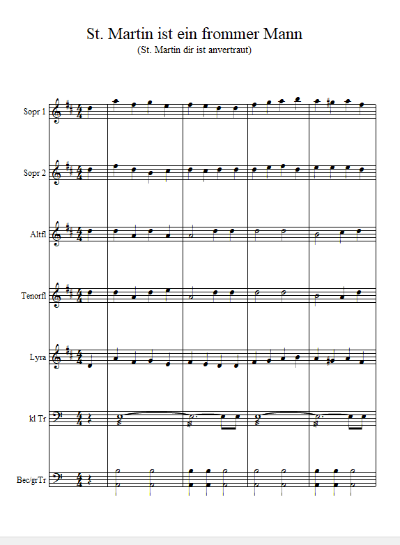 St. Martin ist ein frommer Mann
