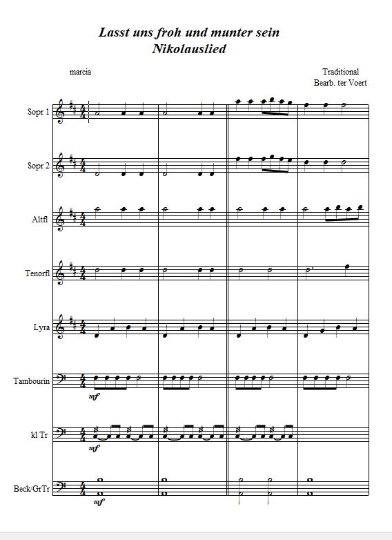 Lasst uns froh und munter sein