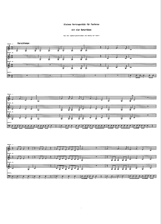 Kleines Vortragsstück