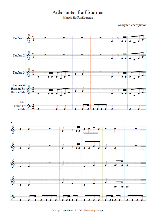 Adler unter fünf Sternen