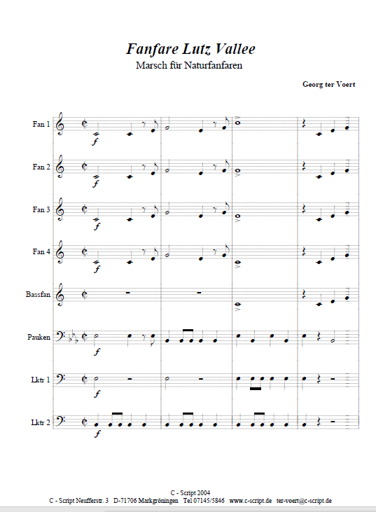 Fanfare Lutz Vallee
