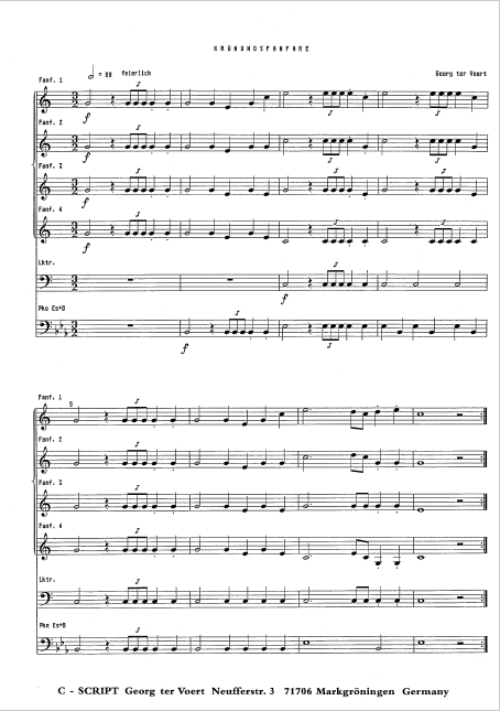 Krönungsfanfare
