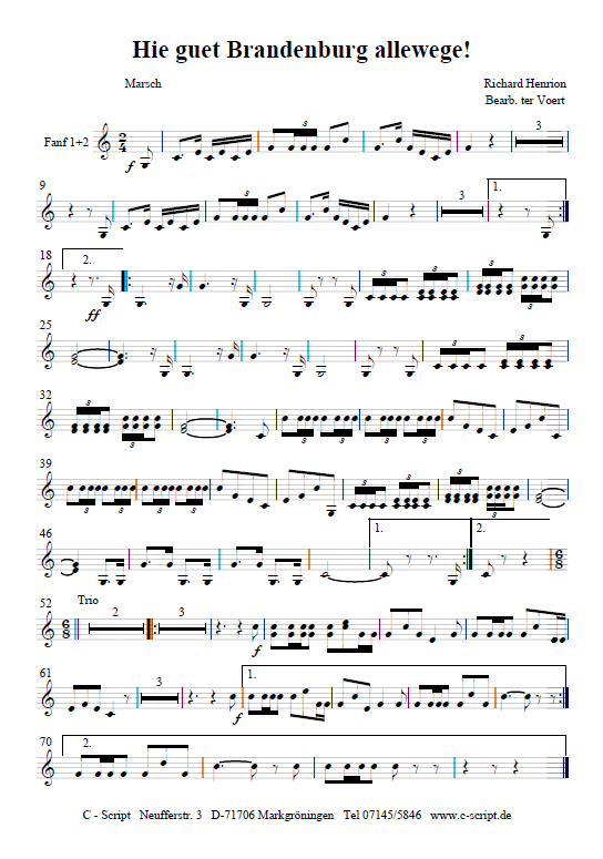 Hie gut Brandenburg allewege