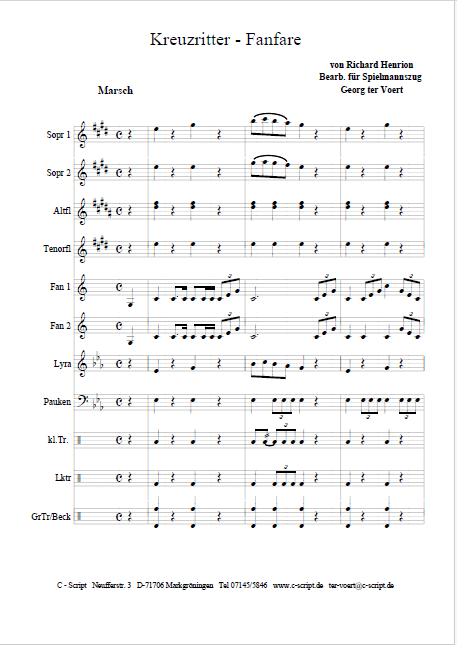 Kreuzritter-Fanfare