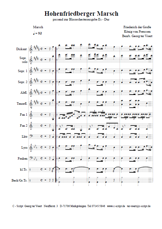 Hohenfriedberger Marsch