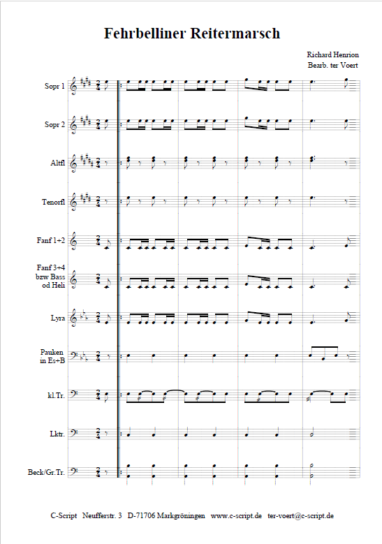 Fehrbelliner Reitermarsch