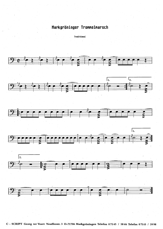 Markgröninger Trommelmarsch