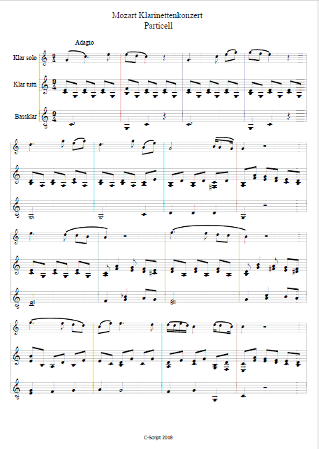 Adagio aus dem Klarinettenkonzert