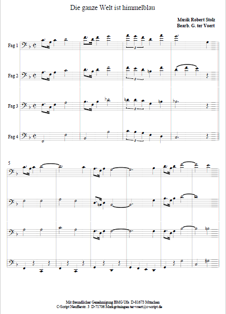 Die ganze Welt ist himmelblau