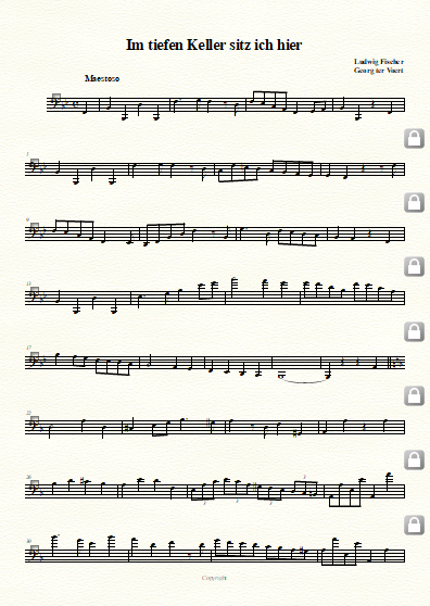 Im tiefen Keller solo