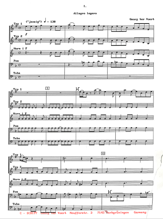 Blechbläserquintett