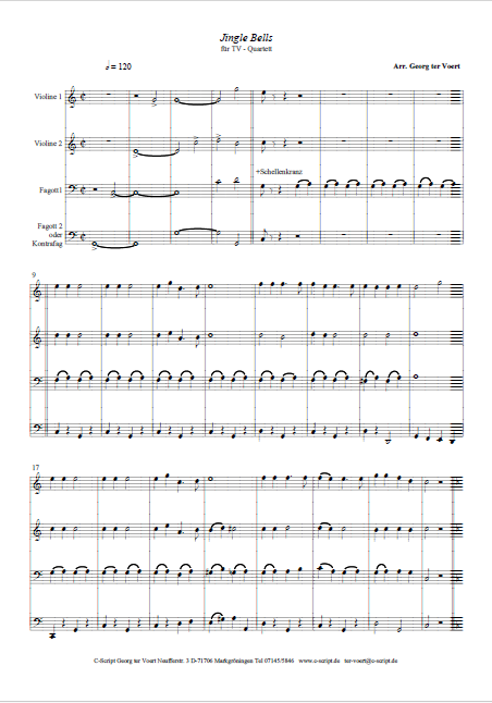 Jingle Bells Quartett