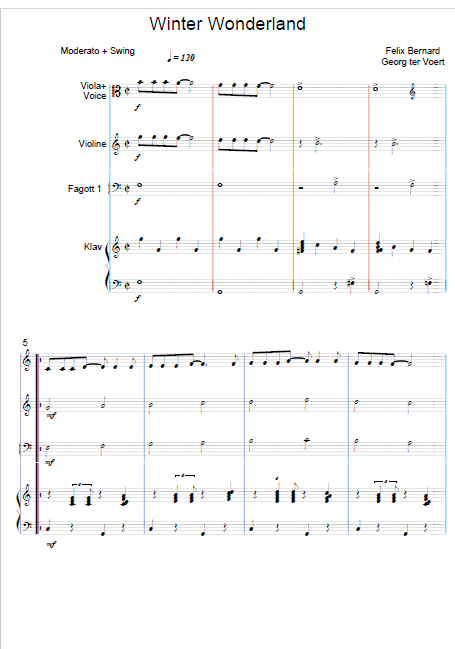 Winter Wonderland Medley