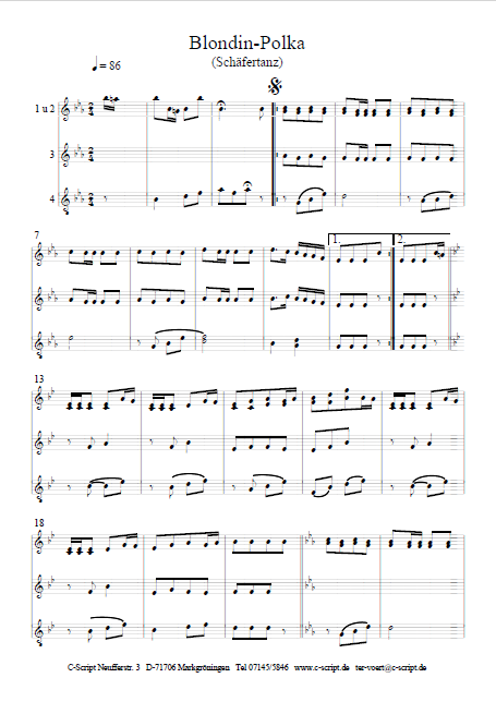 Blondinpolka