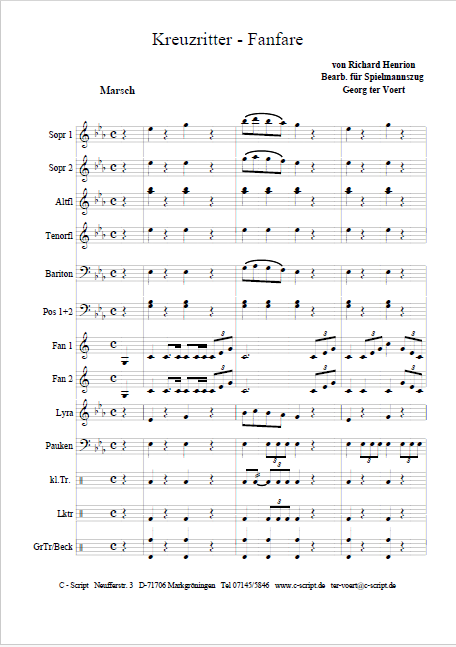 Kreuzritter-Fanfare
