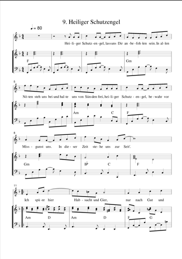 Heiliger Schutzengel aus Barthel das Musical