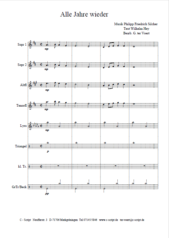 Alle Jahre wieder