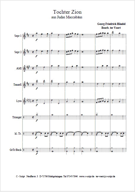 Tochter Zion freue dich