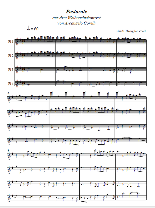 Corelli Flötenquartett
