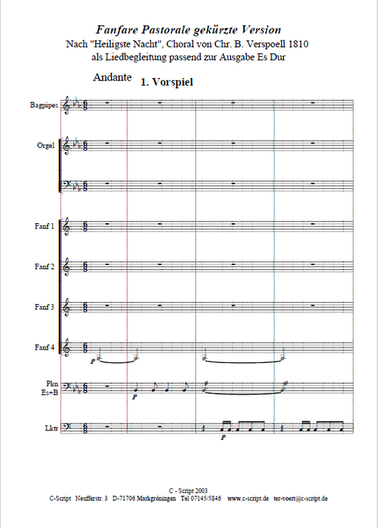 Fanfare Pastorale