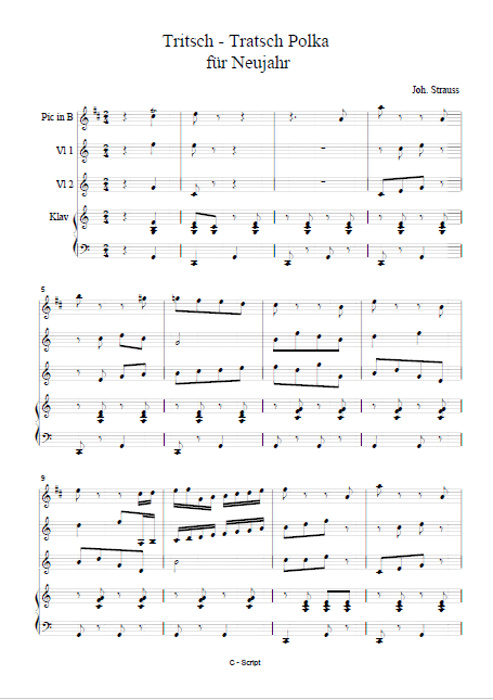 Tritsch Tratsch Polka