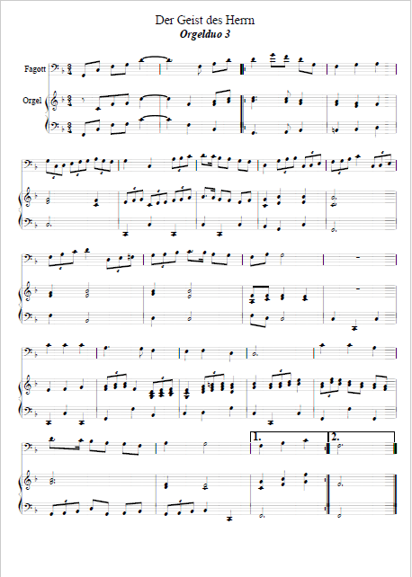 Orgelduo Nr 3