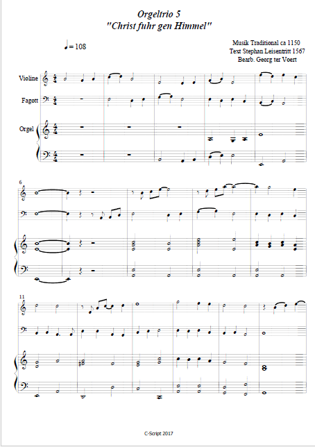 Orgeltrio Nr 5