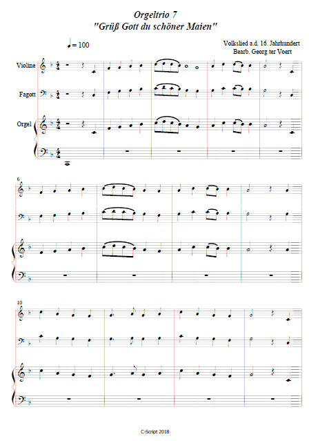 Orgeltrio Nr 7